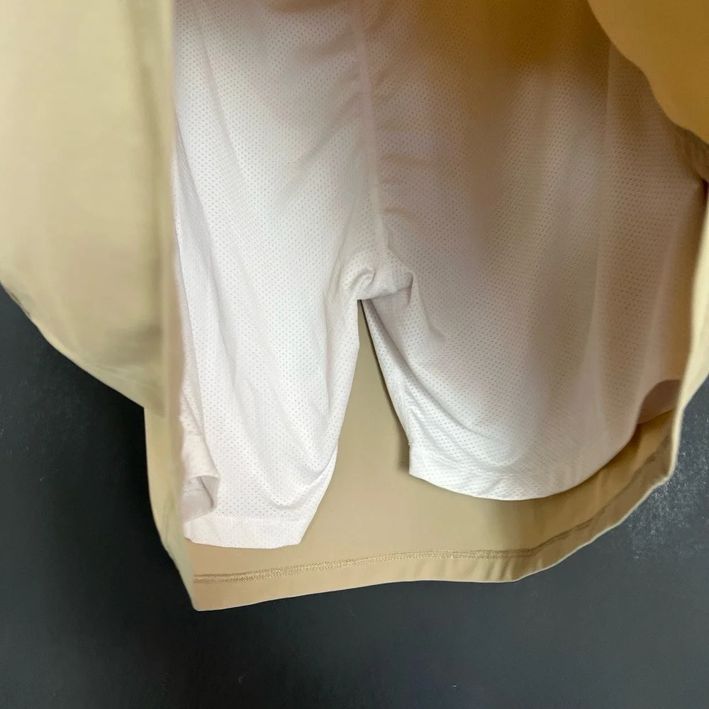 Baleaf Skirt Womens 2XL Tan Haas Cargo Zippered Pockets‎ Gorpcore Hiking UPF50+